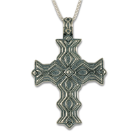 Marney Cross Pendant in Sterling Silver