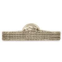 Moon Tree Bracelet in 14K Yellow Gold Design w Sterling Silver Base