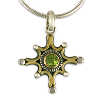 Morning Star Pendant in Peridot