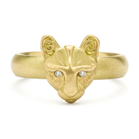 Mountain Lion Ring Extra Small in 18K Yellow Gold