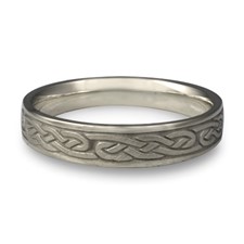 Narrow Infinity Wedding Ring in Stainless Steel