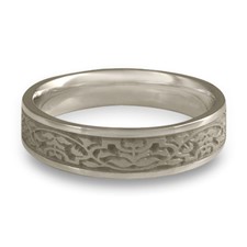 Narrow Morocco Wedding Ring in Stainless Steel