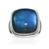 One of a Kind Labradorite Ring in Sterling Silver