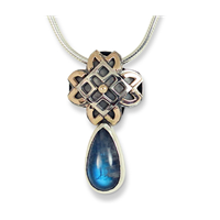 One Of A Kind Portico Pendant in Two Tone
