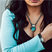 One of a Kind Zig Zag Leather Bracelet with Moonstone in 14K Yellow Gold Design w Sterling Silver Base