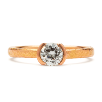 Playa Engagement Ring in 14K Rose Gold