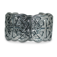 Scroll Cuff Bracelet in Sterling Silver
