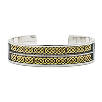 Shannon Cuff Bracelet in Two Tone