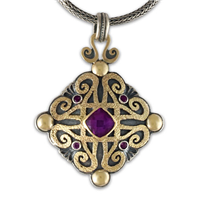 Shonifico Pendant with Gems in Amethyst
