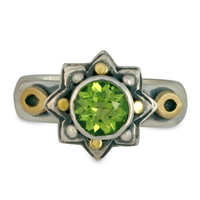 Sunrope Ring in Peridot