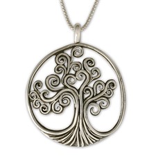 Tree of Life Pendant  in Sterling Silver