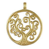 Tree of Life Pendant 18K Small in 18K Yellow Gold