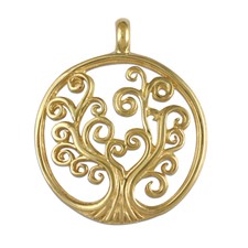 Tree of Life Pendant Small in 14K Yellow Gold