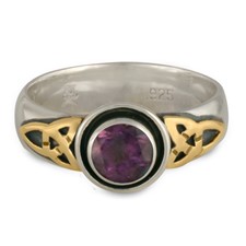 Trinity Cup Ring in Amethyst