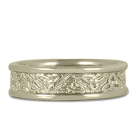 Trinity Strand Ring in 14K White Gold