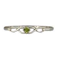 Twist Bracelet in Peridot