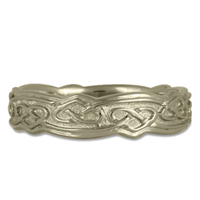 Weaving Heart Ring in 14K White Gold