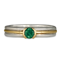 Windsor Engagement Ring in Emerald